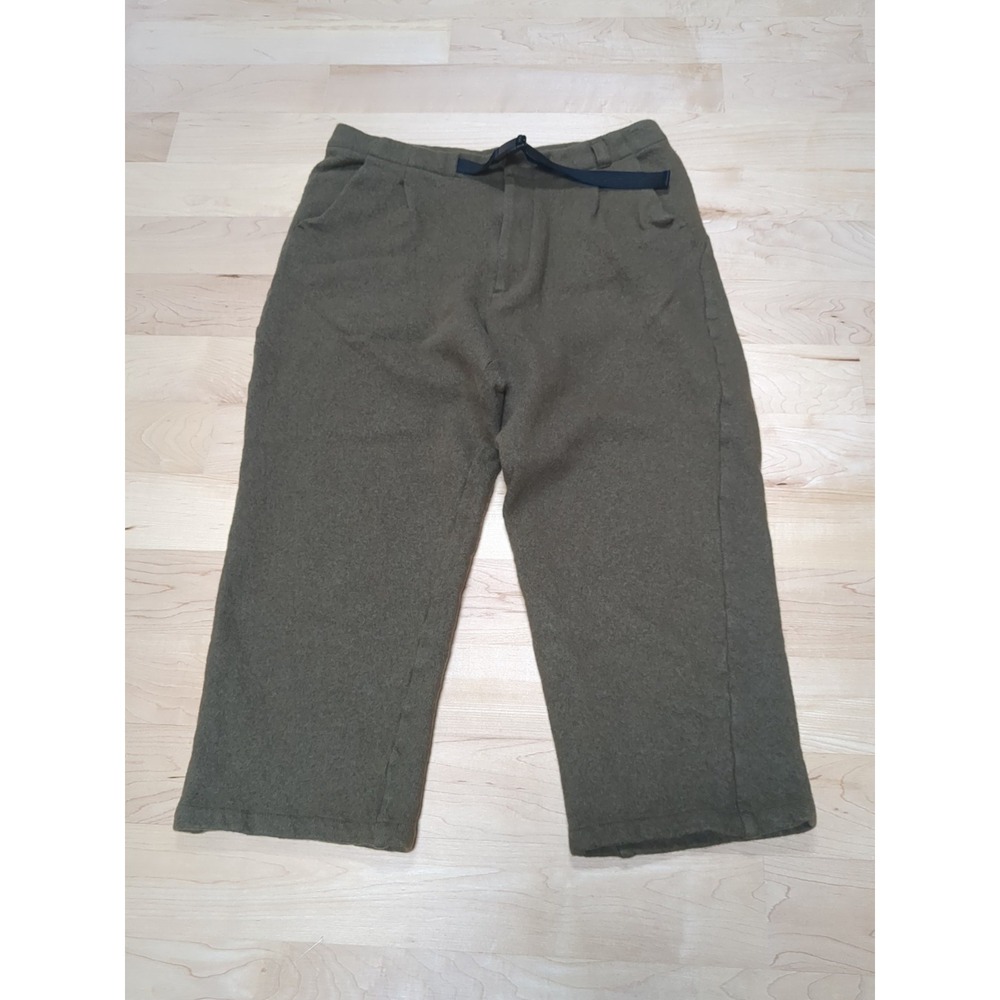 Icebreaker Goldwin Capri Pants Belted Thick 30X21 Green Women's Sz Small
